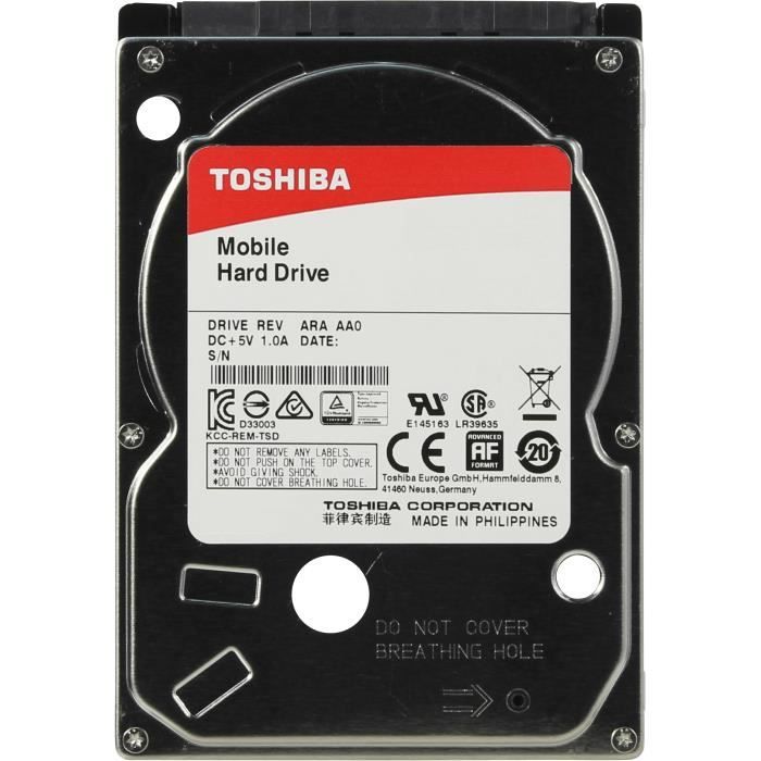 Toshiba mobile hdd 500 gb sata 6gbit-s 512e (MQ01ABF050M)