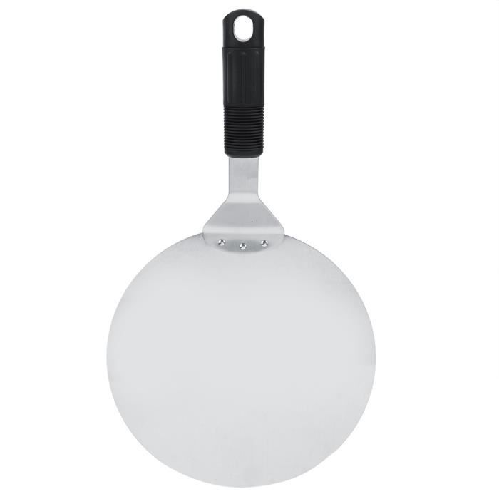VGEBY pelle à pizza de cuisine Pelles à pizza rondes en acier inoxydable 10 pouces Pelle de cuisson Pelle Accessoires de cuisine