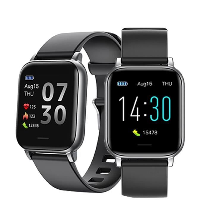 Montre Connectée Homme Femme Smartwatch Podometre Montre Sport Cardiofrequencemetre Etanche IP68 GPS Partagé 16 Modes Sport