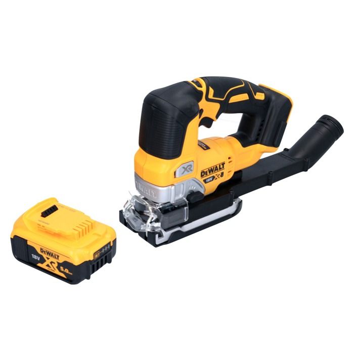 DeWalt DCS334N Scie sauteuse pendulaire sans fil 18V Brushless + 1x Batterie 5 0Ah sans chargeur