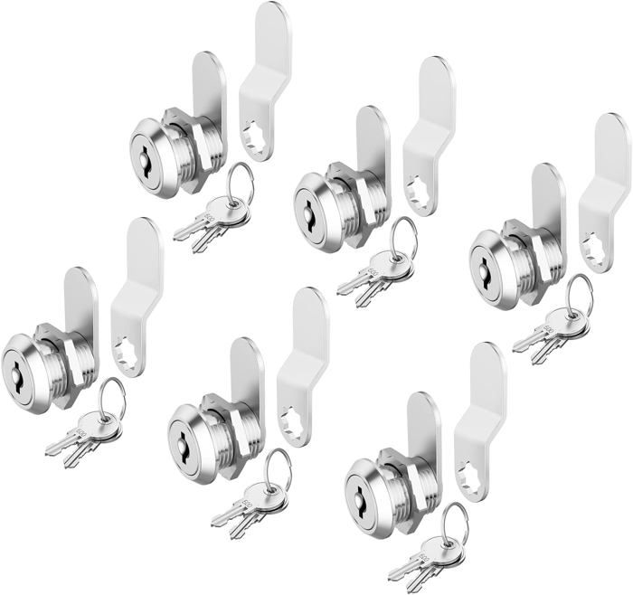Lot De 8 Petits Cadenas Colorés Avec Clés – Verrous Multicolores Pour Valise, Sac à Dos, Casier Gym & Ordinateur Portable
