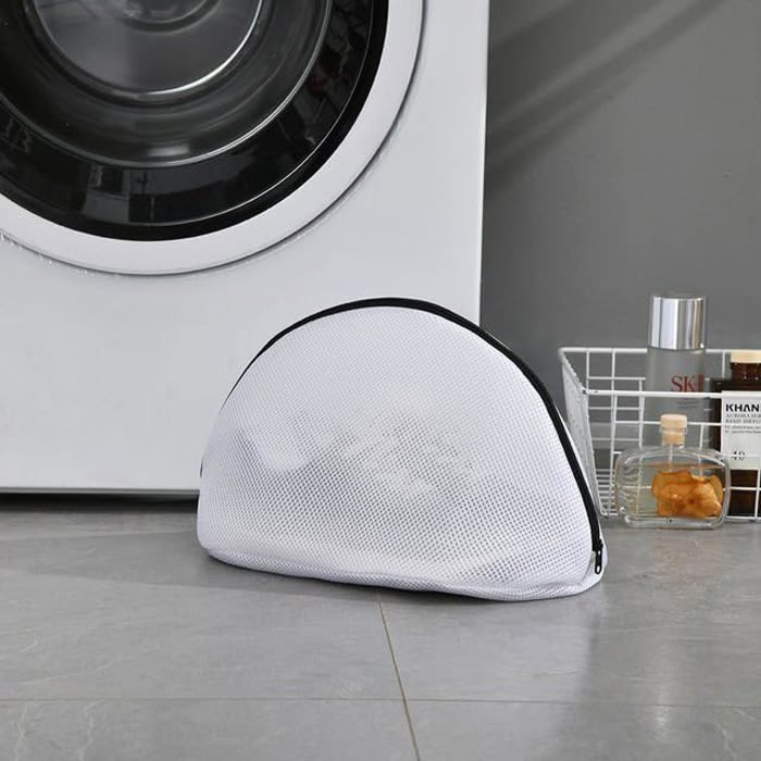 Sac Lavage Chaussures Machine à Laver - Protection Anti-Déformation Avec Fermeture Éclair Pour Baskets