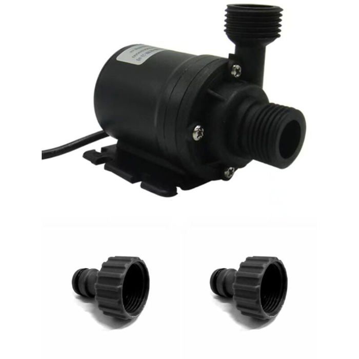 Comparer les prix de 800LH 5M pompe eau Submersible DC 12V pompe amphibie pour tang tang Aquarium fontaine solaire piscine Circulation de VHV