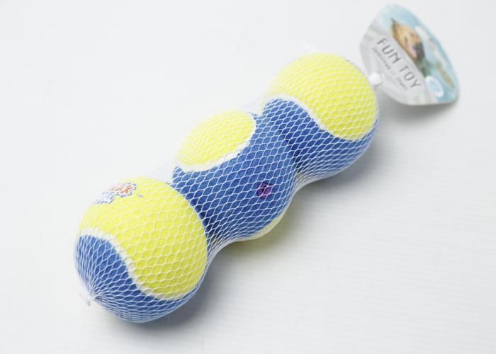 Jouet - BUBIMEX - Squeak Ball X3 - 6 cm - Résistant - Amusant - Pour chien moyen Jouet - BUBIMEX - Squeak Ball X3 - 6 cm - Résistant - Amusant - Pour chien moyen