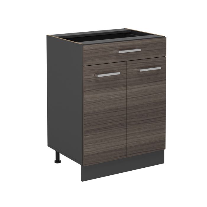 Meuble cuisine R-Line 60cm avec tiroir sans PT Gris noble/Anthracite Vicco 53365 Meuble cuisine R-Line 60cm avec tiroir sans PT Gris noble/Anthracite Vicco 53365