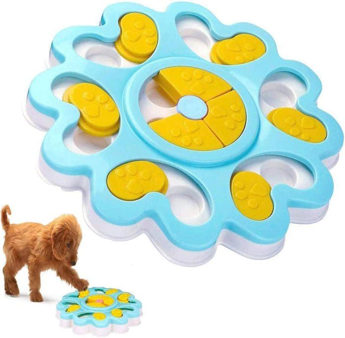 Jouet d'alimentation puzzle pour chien, distributeur de friandises pour chiots, jouet pour chien à alimentation lente, jeux de dres
