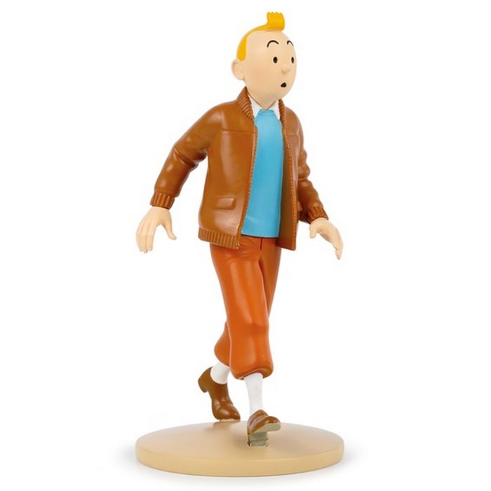 Figurines - Figurine de collection Tintin avec sa veste daviateur 13cm (42261)