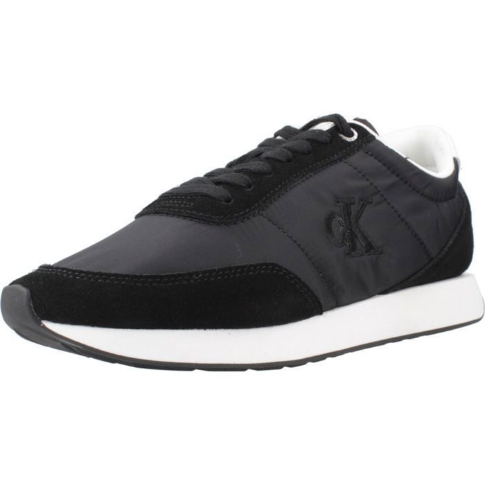 Calvin Klein Sport > Zapatillas Mujer Modèle Chaussure Calvin Klein Modèle Retro Runner Lace Up Ny - Coleur Noir