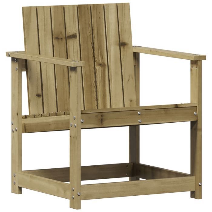 En PromotionFauteuil/Chaise de jardin - SHIELD - Meuble dextérieur - 62x56x77cm bois de pin imprégné 4650709