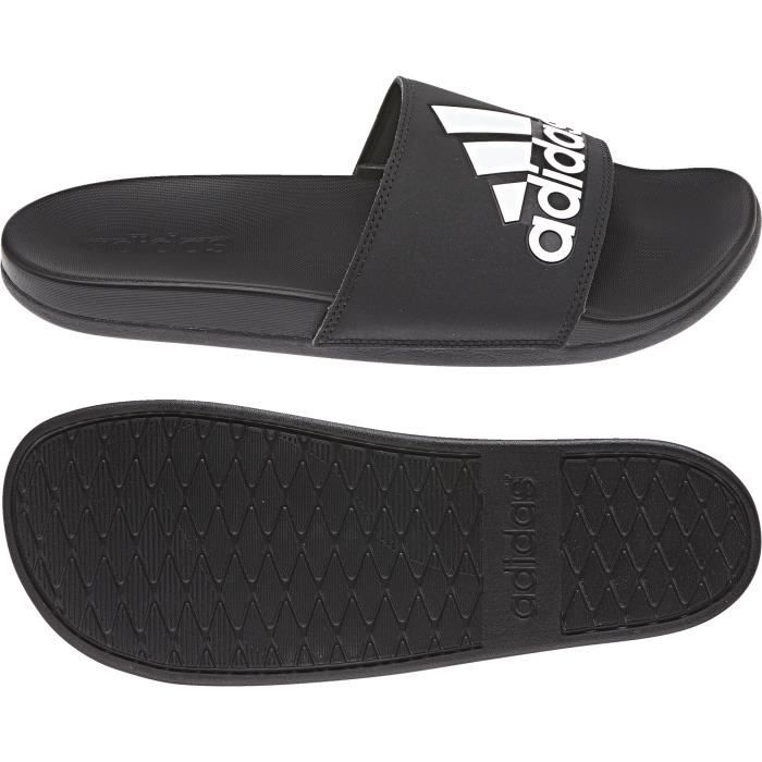 Sandales adidas adilette Cloudfoam Plus - noir/noir/blanc - 40 1/2 