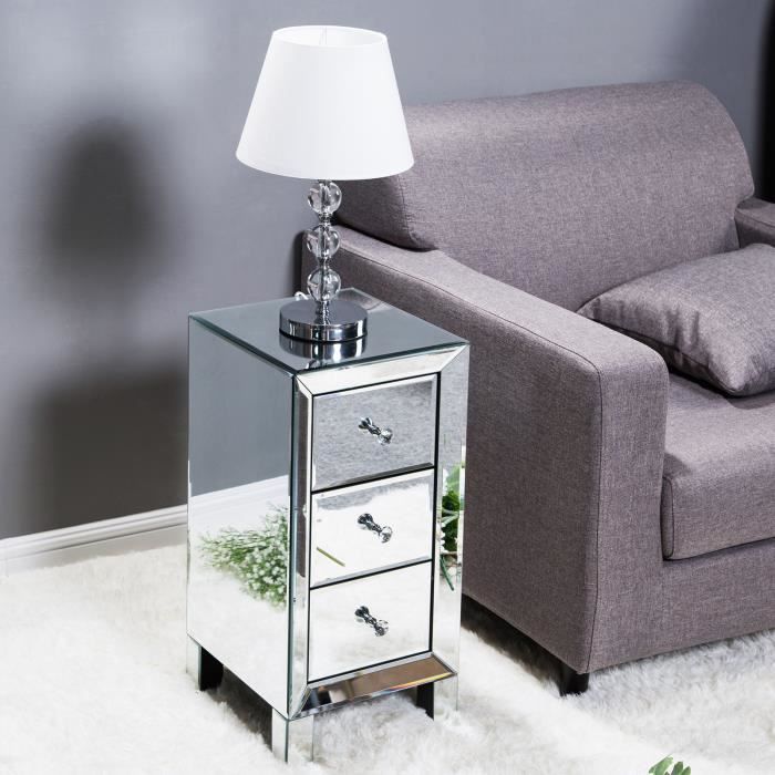 Table de chevet en verre MAGIQUE CUBO par Studio Klass pour FIAM