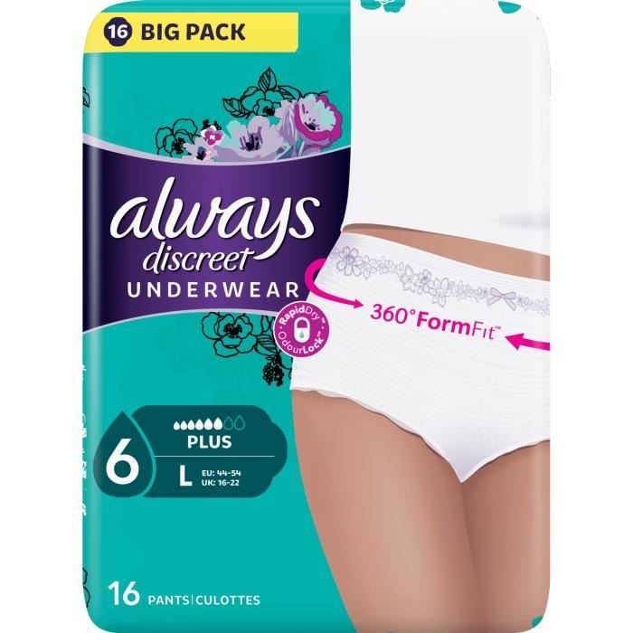 Culotte pour incontinence