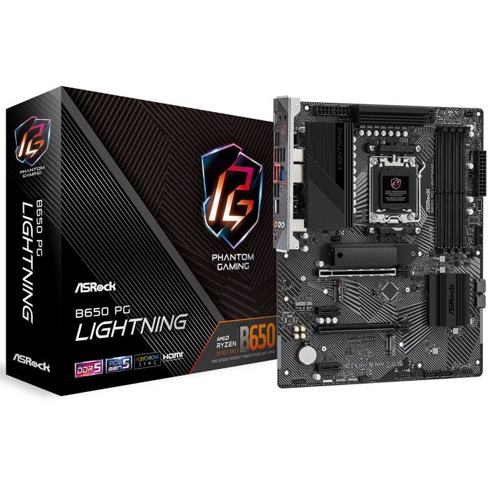 Asrock B650 PG Lightning AMD B650 Emplacement AM5 ATX Neuf - vue 6