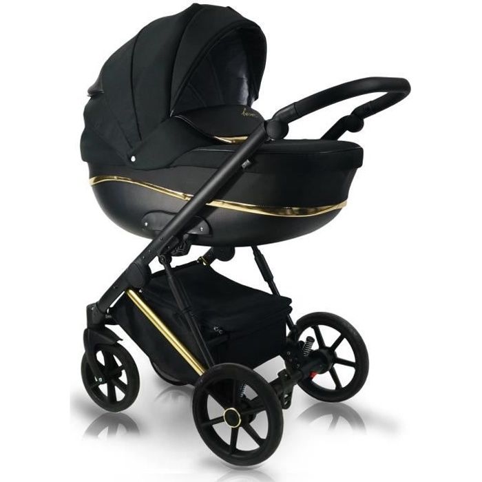 Poussette combiné noir shop