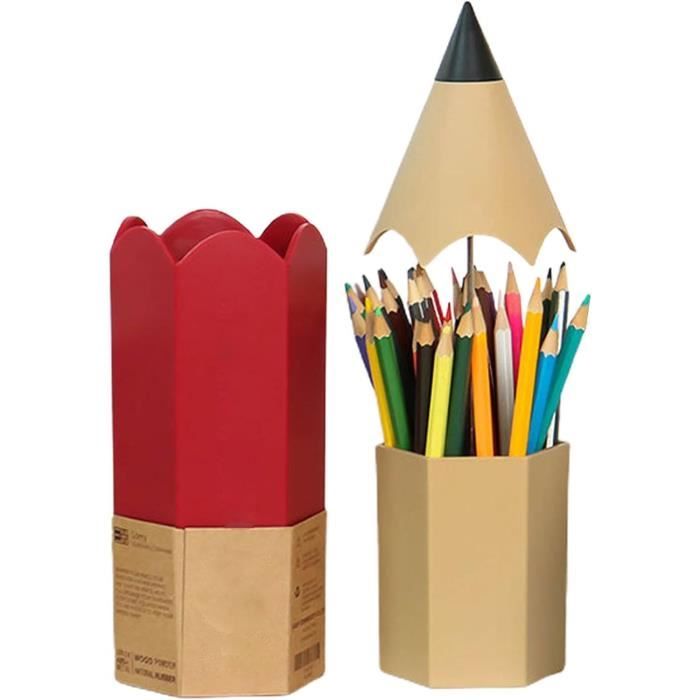 Pot A Crayon Bureau, Sharp Dull Pot A Crayon Avec Couvercle, Porte Stylo  Bureau