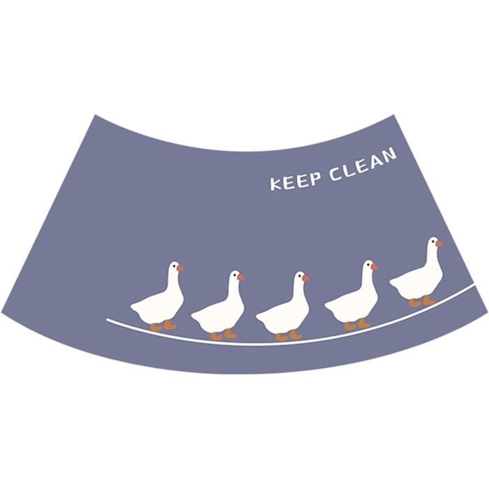 EUPXRHY Tapis De Douche Incurvé Diatomite, Super Absorbant Tapis De Douche Arrondi En Quart De Cercle, Lavable Tapis Douche Angle Antidérapant Pour Sortie De Cabine Douche,Gris,45x100CM