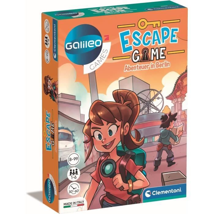 Escape Game Aventure À Berlin Clementoni Jeu De Société L