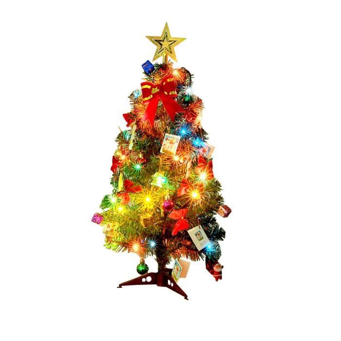 Sapin De Noel Artificiel Avec Lumiere Sapin De Noel Artificiel De 45 Cm Avec Des Lumieres Arbre De Noel Avec Pied Ensemble Pour Decor Ornement Table Maison Achat Vente Sapin Arbre De Noel