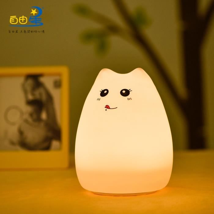 Led Veilleuse De Nuit Portable Bebe Veilleuse Rechargeable Usb Avec 7 Couleurs Sensible Tap De Commande Pour Chambre Chambre A C Cdiscount Puericulture Eveil Bebe