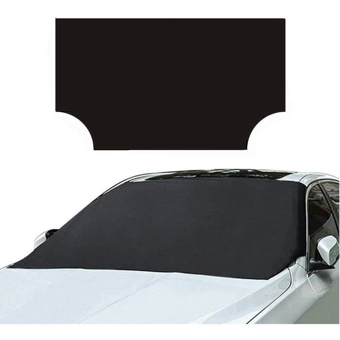 Pare-soleil Voiture Pliable - 140 X 75 Cm, Argent - Pour Pare-brise Avant, Protection UV, Universel - 1