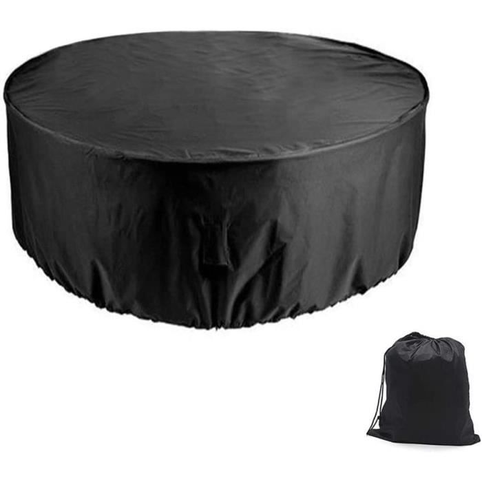 Housse de Protection pour Table Ronde et 6 Places Couverture de Meubles ...
