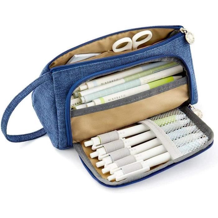 Grande trousse noire avec 72 emplacements, amovible, 5 Grande trousse noire avec 72 emplacements, amovible, 5