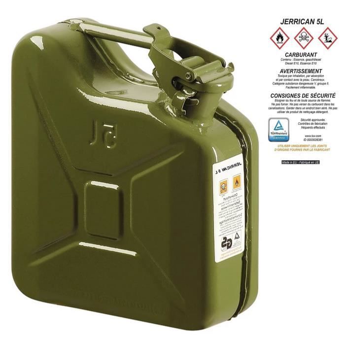 JERRICAN EN MÉTAL 5 L - Cdiscount Auto