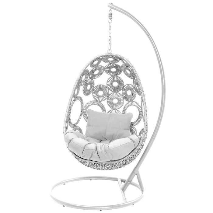 Fauteuil suspendu Ibiza blanc Kare Design Fauteuil suspendu Ibiza blanc Kare Design