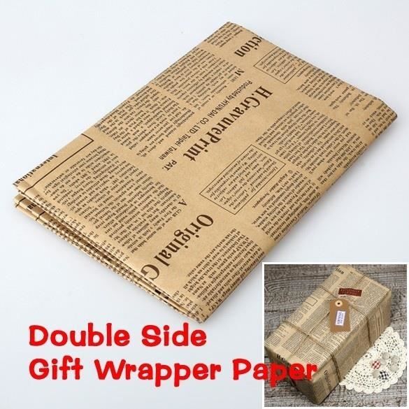 Papier D Emballage Double Format Papier Journal Vintage Emballage Cadeau Artware Papier Noel Kra Papier D Emballage Double Taille Achat Vente Papier Cadeau Papier D Emballage Double Cdiscount