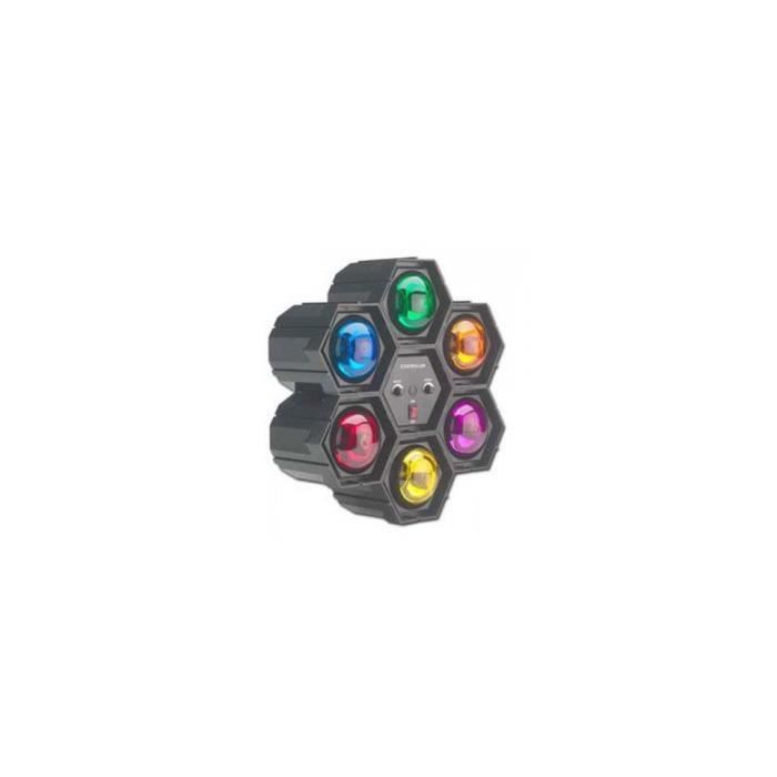 Rampe De Spots 6 Spots Chenillard Modulateur Ampoule Eclairage