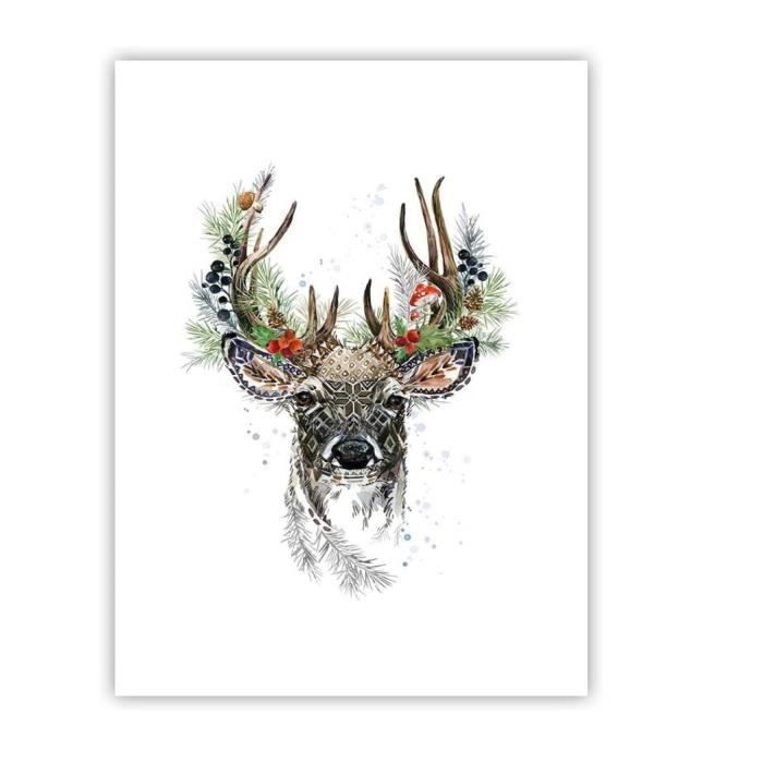 Déco Murale Cuisine épices Et Herbes - Toile Imprimée Sans Cadre, 3x20x30 Cm, Ambiance Cosy