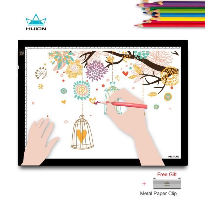 Huion A3 Planche A Dessin Lumineuse Avec Tampon De Lumiere De Tracage Boite A Lumiere Pour L Animation D Artiste Le Design D Art Achat Vente Table A Dessin Huion A3 Planche A Dessin