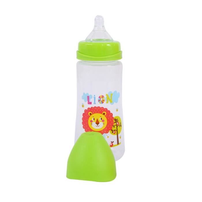 Housse Silicone Anti-choc Pour Biberon Verre 240 Ml – Avec Poignée, Lavable Au Lave-vaisselle, Bleu