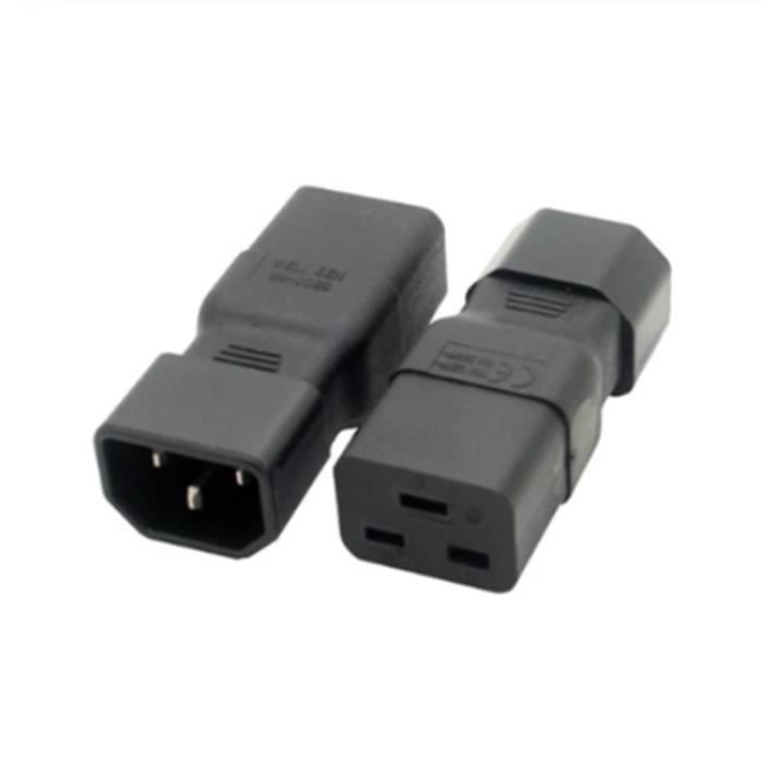 RIIEYOCA Câble d'alimentation C14 vers C5, IEC 320 C14 mâle vers C5