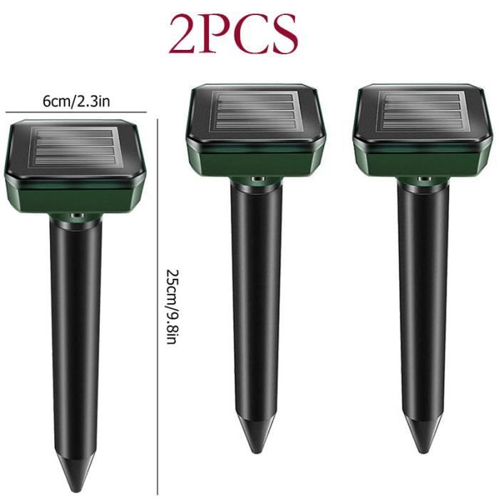 Piège à Taupes Humain Pesdispear - 8 Pack - Protection Jardin Et Pelouse - Alternative Aux Ultrasons