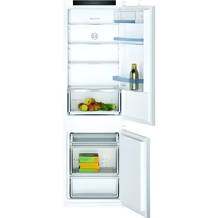 Série 4, Réfrigérateur combiné pose-libre, 191 x 70 cm, Couleur Inox BOSCH  KGV58VLEAS