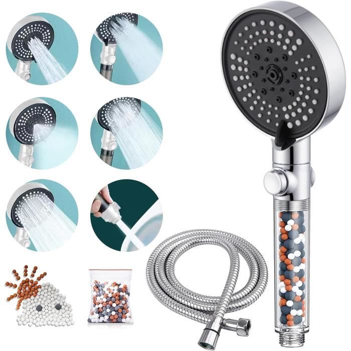 Pommeau De Douche Haute Pression Douchette À Main Anti Calcaire Pomme