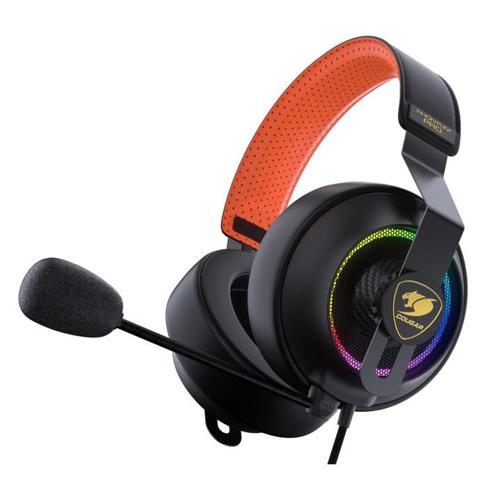 Casque Gaming COUGAR Phontum Pro Prix – Avec Fil, Haut-Parleurs de 53 mm