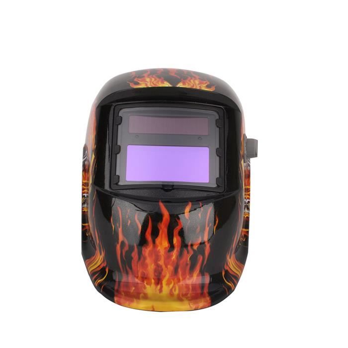 HITBOX Casque de soudage à obscurcissement Automatique – Teinte réglable DIN 4/5-9/9-13, Champ de Vision True Color 10×9,3 cm, pour TIG/MIG/Arc et meulage HITBOX Casque de soudage à obscurcissement Automatique – Teinte réglable DIN 4/5-9/9-13, Champ de Vision True Color 10×9,3 cm, pour TIG/MIG/Arc et meulage