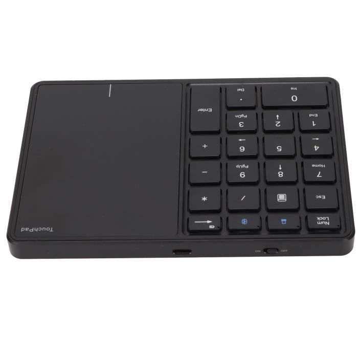 Pavé Numérique Bluetooth, Clavier Numérique Sans Fil 34 Touches, Avec