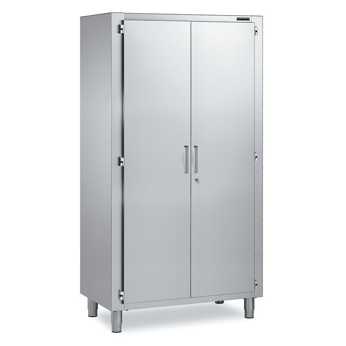 Armoire Haute P.600mm - avec 2 Portes Battantes - Distform - l1600- L1- P- h1900- Acier Inoxydable Armoire Haute P.600mm - avec 2 Portes Battantes - Distform - l1600- L1- P- h1900- Acier Inoxydable