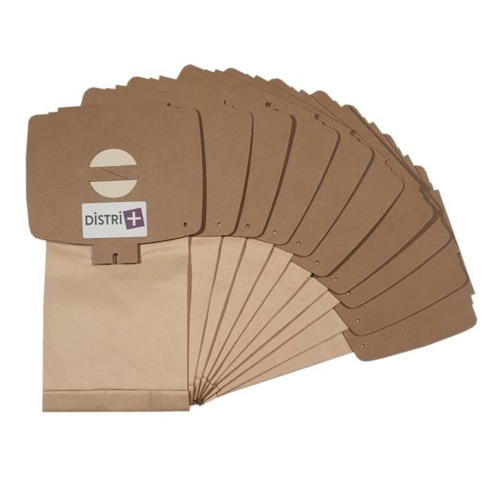 Sac aspirateur ELECTROLUX D715 à D730 Pochette de 10 sacs papier Compatible TURBOMATIC Mixte