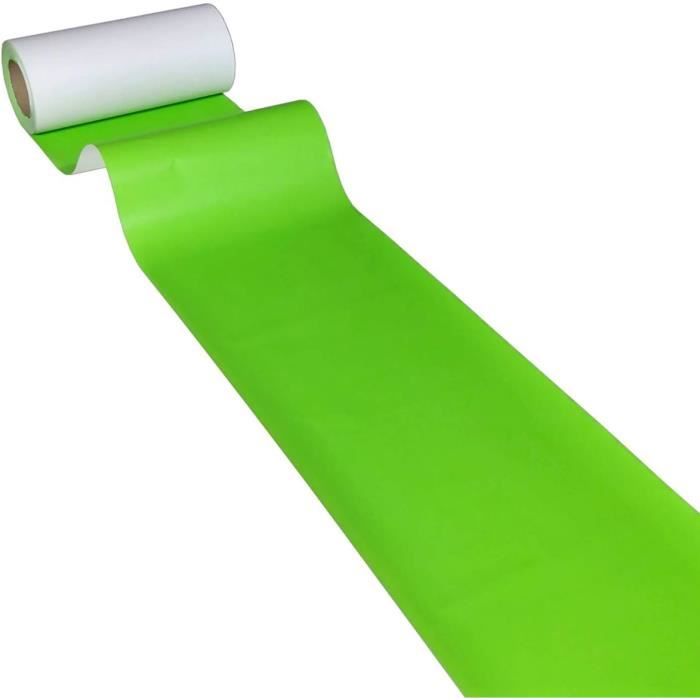 JUNOPAX Chemin de Table 50m x 0,20m de Papier, crème, étanche – essuyage Humide