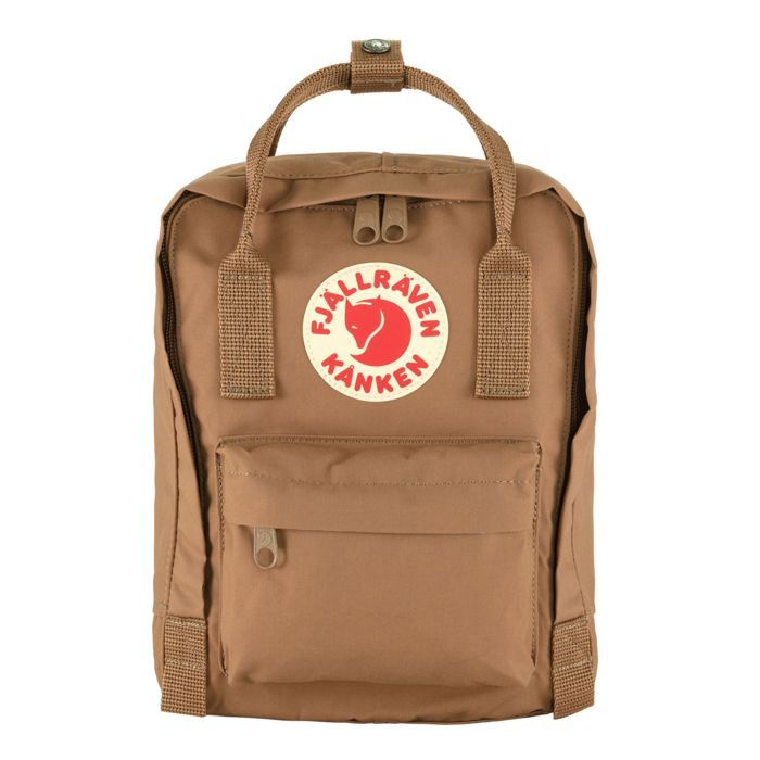 Sac à dos de loisirs - Fjällräven - Kånken Mini - Khaki Dust - 7 L - Coussin de siège inclus