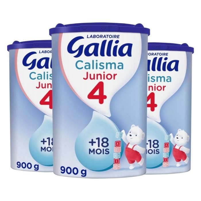 Lot 4x Lait gallia calisma junior 4 neuf - Gallia