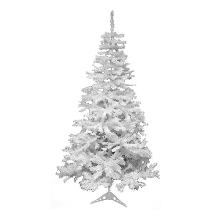 Sapin de Noël artificiel blanc Deluxe 120 cm - Cdiscount Maison