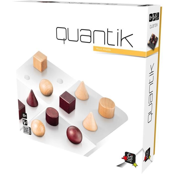 Jeu de plateau - GIGAMIC - Quantik Mlv - Orange - 8 ans - 15 min