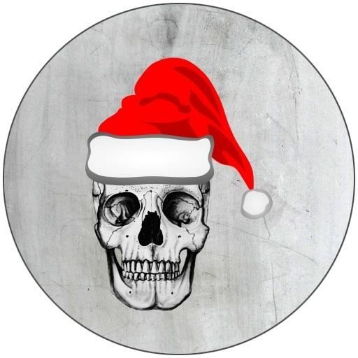 Lot De 6 Dessous De Verre Rond Pere Noel Tete De Mort Achat Vente Sous Verre Bouteille Cdiscount