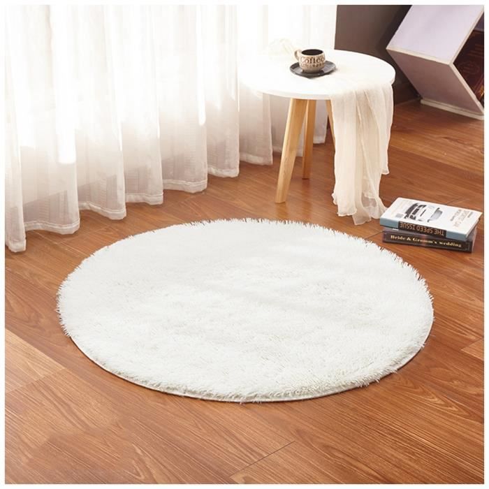 Tapis Rond Lavable 180 Cm Motifs Planètes Et Météores - Antidérapant, Poils Courts Doux Pour Salon