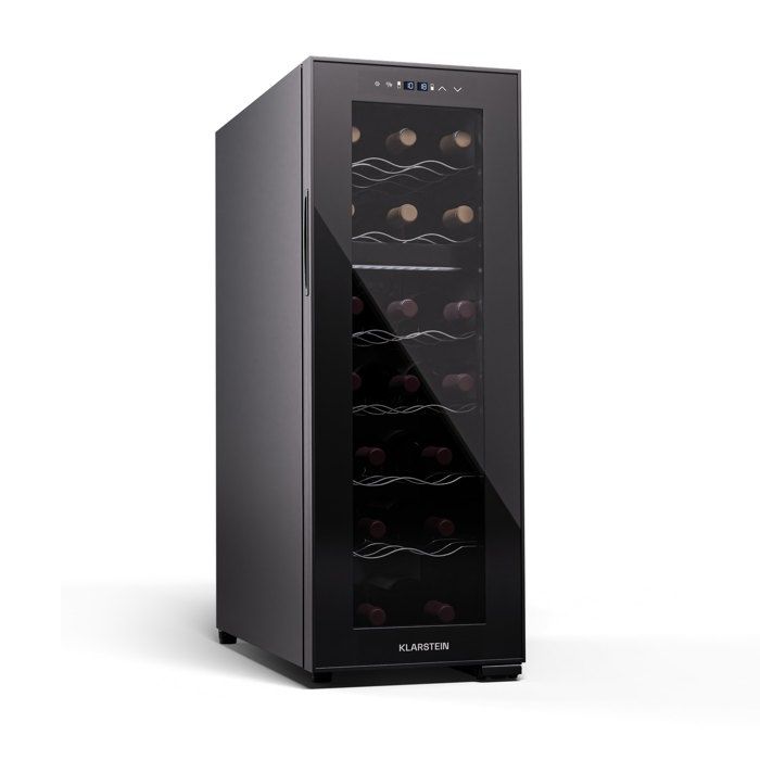 Klarstein Cave à vin, Double Zone, Frigo Vin, Armoire a Vin, Cave a Vin